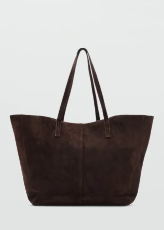 Shopper-Tasche aus Wildleder