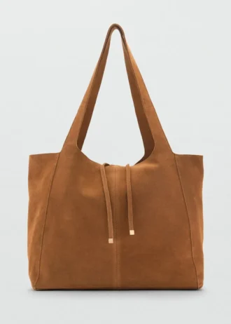 Shopper-Tasche aus Wildleder