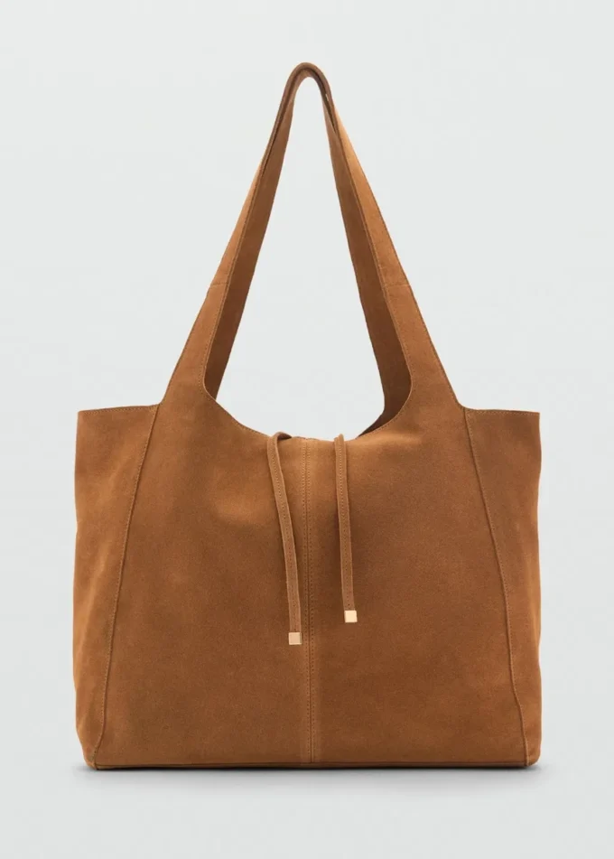 Shopper-Tasche aus Wildleder Shopper-Tasche aus Wildleder