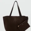 Shopper-Tasche aus Wildleder Shopper-Tasche aus Wildleder