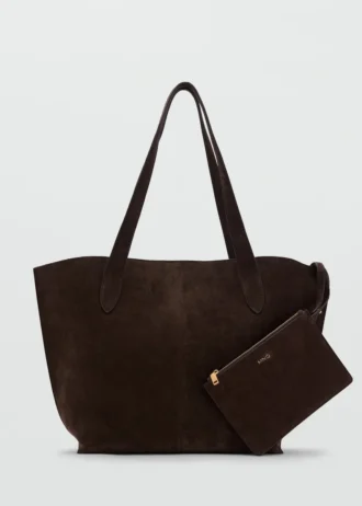 Shopper-Tasche aus Wildleder