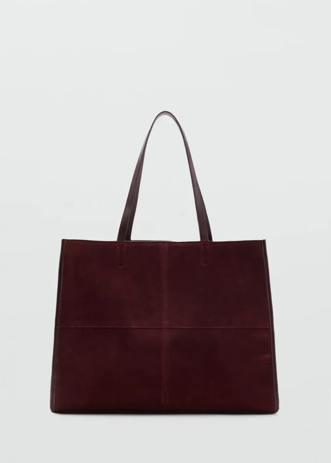 Shopper-Tasche aus Wildleder