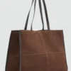 Shopper-Tasche aus Wildleder