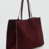 Shopper-Tasche aus Wildleder