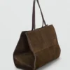 Shopper-Tasche aus Wildleder