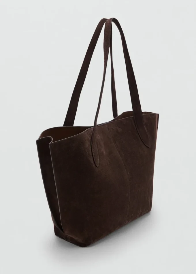Shopper-Tasche aus Wildleder Shopper-Tasche aus Wildleder