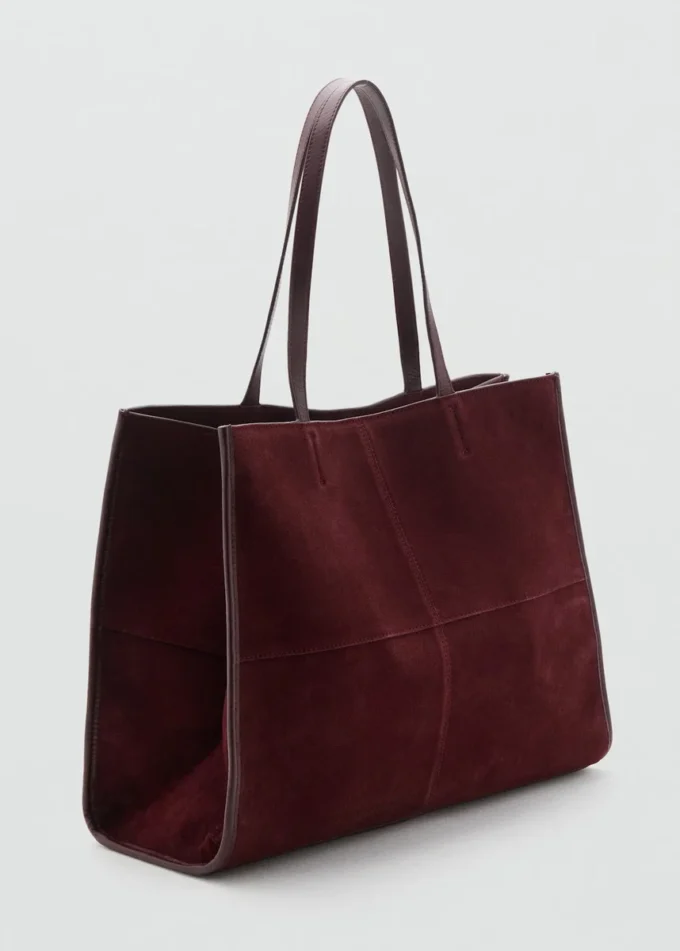 Shopper-Tasche aus Wildleder