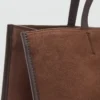 Shopper-Tasche aus Wildleder