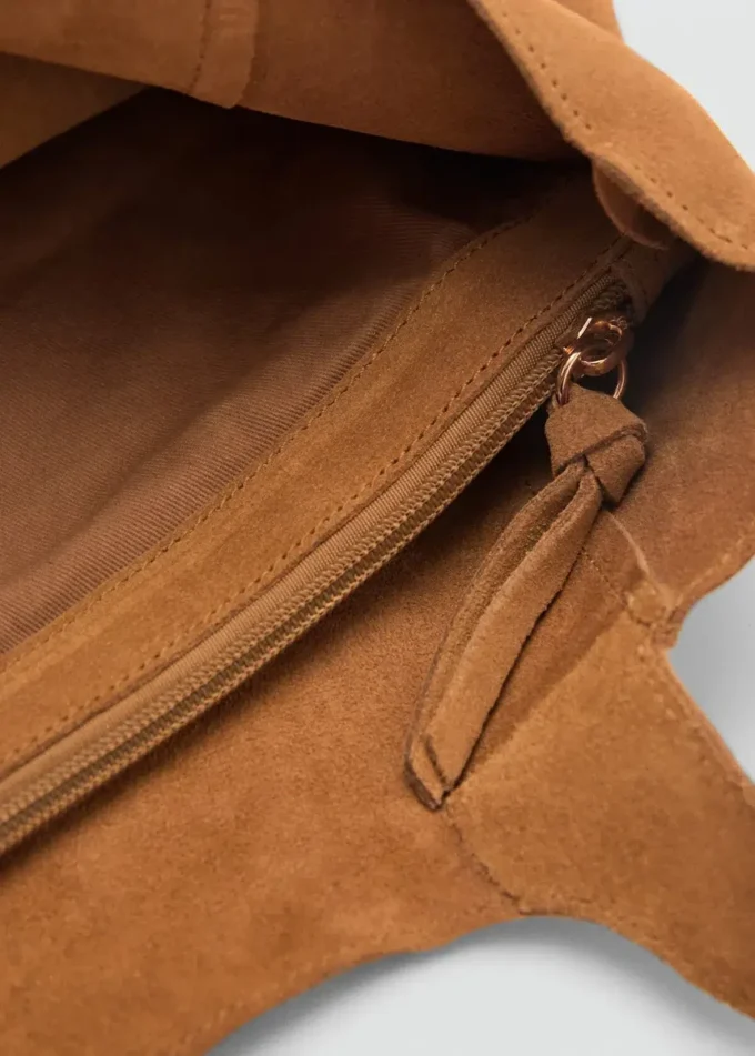 Shopper-Tasche aus Wildleder Shopper-Tasche aus Wildleder