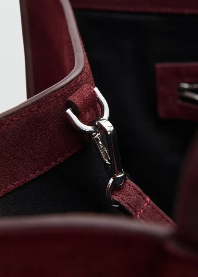 Shopper-Tasche aus Wildleder