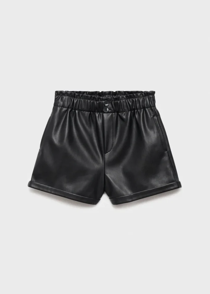 Shorts aus Kunstleder Shorts aus Kunstleder