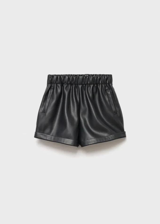 Shorts aus Kunstleder Shorts aus Kunstleder