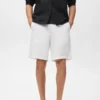 Shorts aus Leinenmischgewebe mit elastischem Bund Shorts aus Leinenmischgewebe mit elastischem Bund