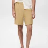 Shorts aus Leinenmischgewebe mit elastischem Bund