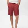 Shorts aus Leinenmischgewebe mit elastischem Bund