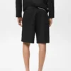 Shorts aus Leinenmischgewebe mit elastischem Bund Shorts aus Leinenmischgewebe mit elastischem Bund