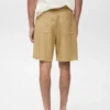 Shorts aus Leinenmischgewebe mit elastischem Bund