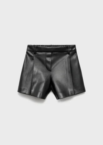 Shorts in Lederoptik