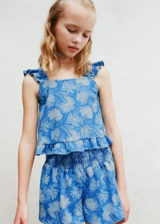 Shorts mit Blumenprint
