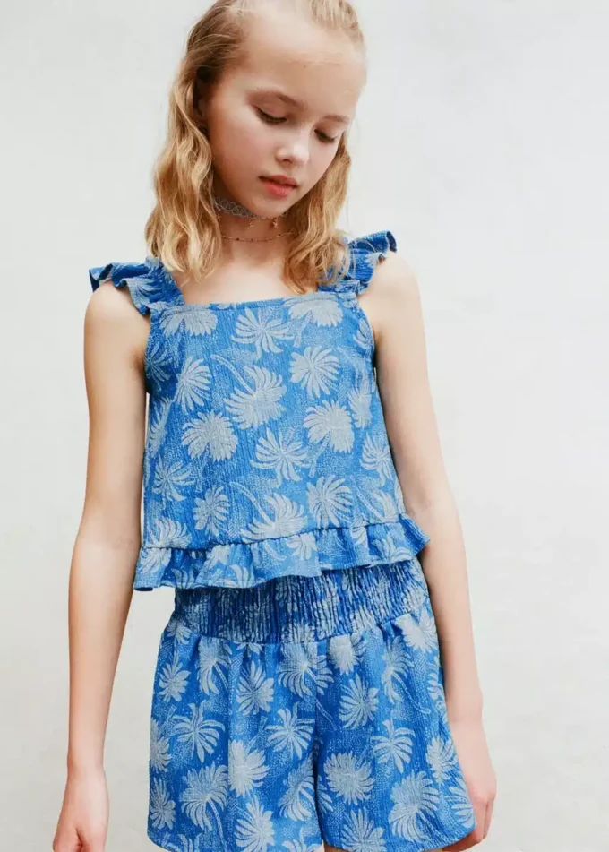 Shorts mit Blumenprint