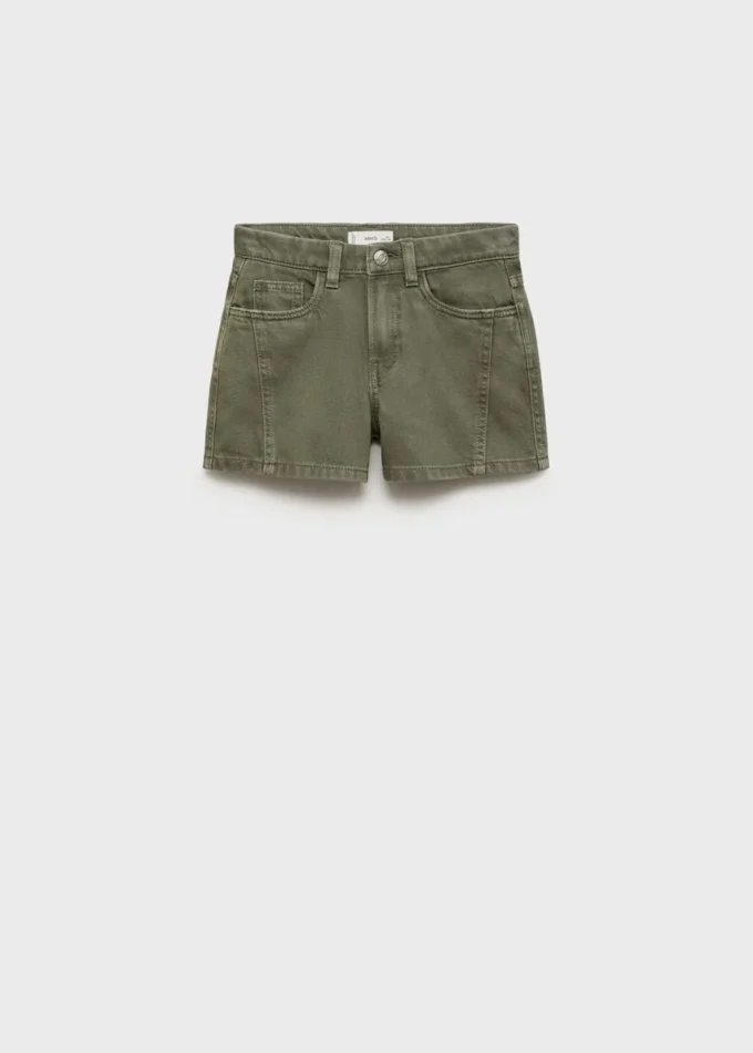 Shorts mit Ziernähten