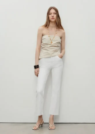 Sienna-Jeans mit ausgestelltem Bein und verkürzter Länge