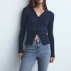 Sienna-Jeans mit ausgestelltem Bein und verkürzter Länge