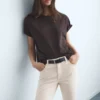 Sienna-Jeans mit ausgestelltem Bein und verkürzter Länge
