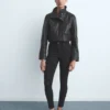 Skinny-Jeans mit hoher Taille