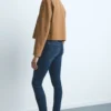Skinny-Jeans mit hoher Taille