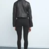 Skinny-Jeans mit hoher Taille