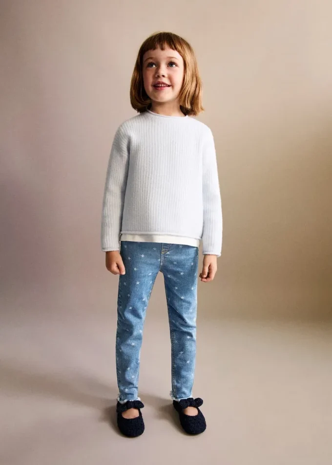 Skinny-Jeans mit Sternen Skinny-Jeans mit Sternen