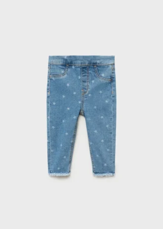 Skinny-Jeans mit Sternen