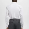 Slim-Fit-Anzug aus Twillgewebe mit Hemd-Manschettenknöpfen