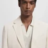 Slim-Fit-Anzugblazer aus einer Leinen-Lyocell-Mischung Slim-Fit-Anzugblazer aus einer Leinen-Lyocell-Mischung