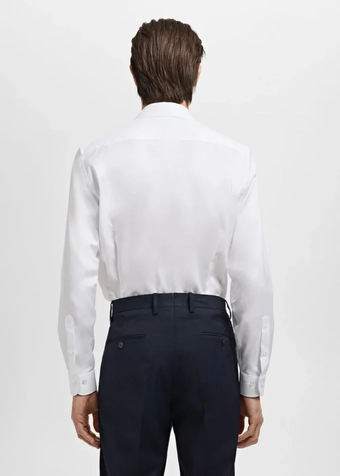 Slim-Fit-Anzughemd aus Baumwolle Slim-Fit-Anzughemd aus Baumwolle