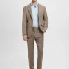 Slim-Fit-Anzughemd aus Baumwollpopeline Slim-Fit-Anzughemd aus Baumwollpopeline