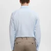 Slim-Fit-Anzughemd aus Baumwollpopeline Slim-Fit-Anzughemd aus Baumwollpopeline