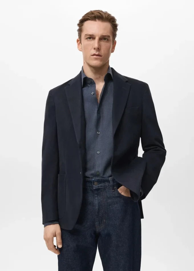 Slim Fit Baumwollblazer Slim Fit Baumwollblazer