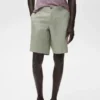 Slim Fit Bermudashorts aus 100 % Leinen