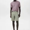 Slim Fit Bermudashorts aus 100 % Leinen