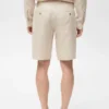 Slim Fit Bermudashorts aus 100 % Leinen