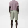 Slim Fit Bermudashorts aus 100 % Leinen