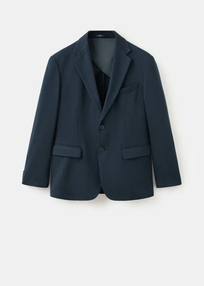 Slim Fit Blazer mit Mikrostruktur Slim Fit Blazer mit Mikrostruktur