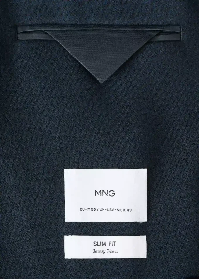 Slim Fit Blazer mit Mikrostruktur Slim Fit Blazer mit Mikrostruktur