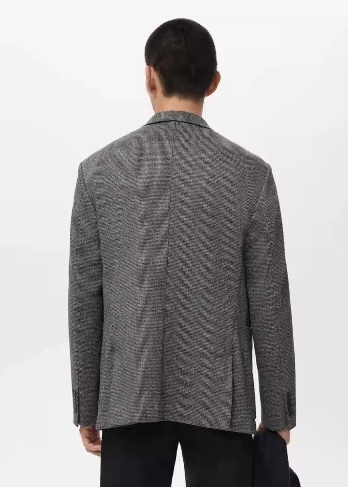 Slim Fit Blazer mit Mikrostruktur Slim Fit Blazer mit Mikrostruktur