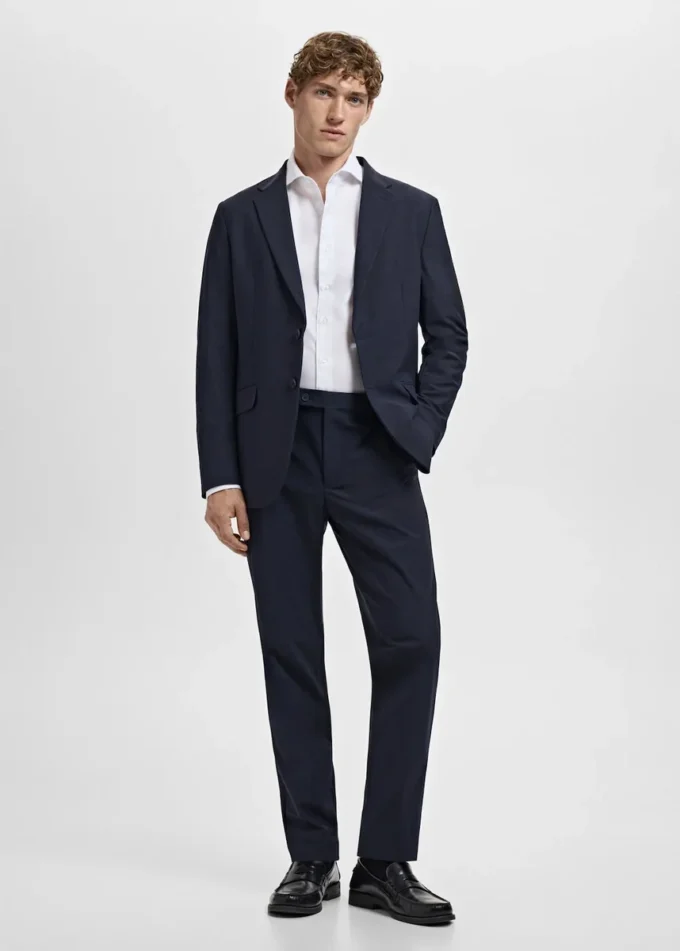 Slim Fit Hemd aus 100 % Baumwolle