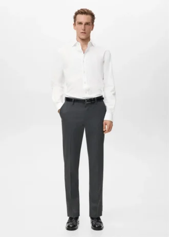 Slim-Fit-Hemd aus 100 % Baumwolle