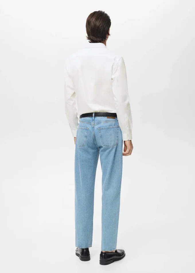 Slim-Fit-Hemd aus 100 % Baumwolle