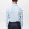 Slim Fit-Hemd aus 100 % Baumwolle mit Streifenmuster